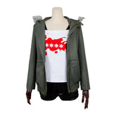Persona 5 Sakura Futaba Green Set Outfits Cosplay Costume Halloween Carnival Suit